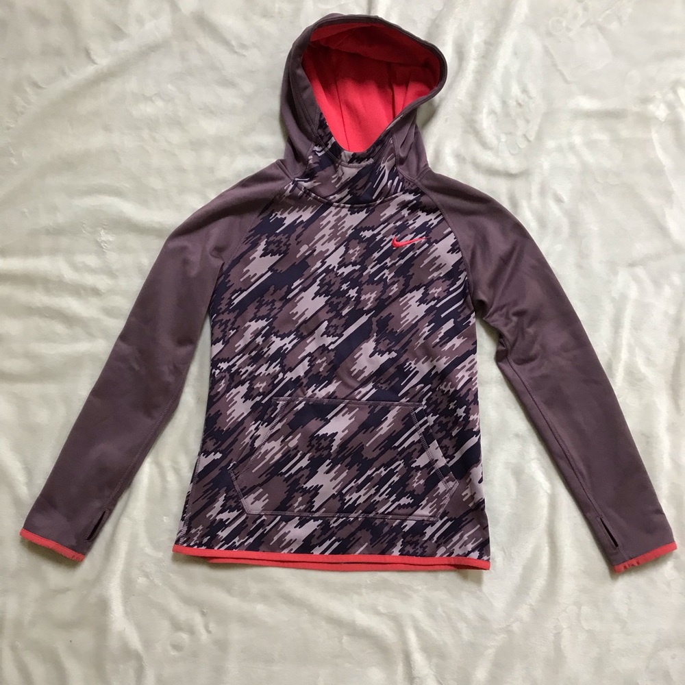 Nike Girl’s purple hoodie -size L